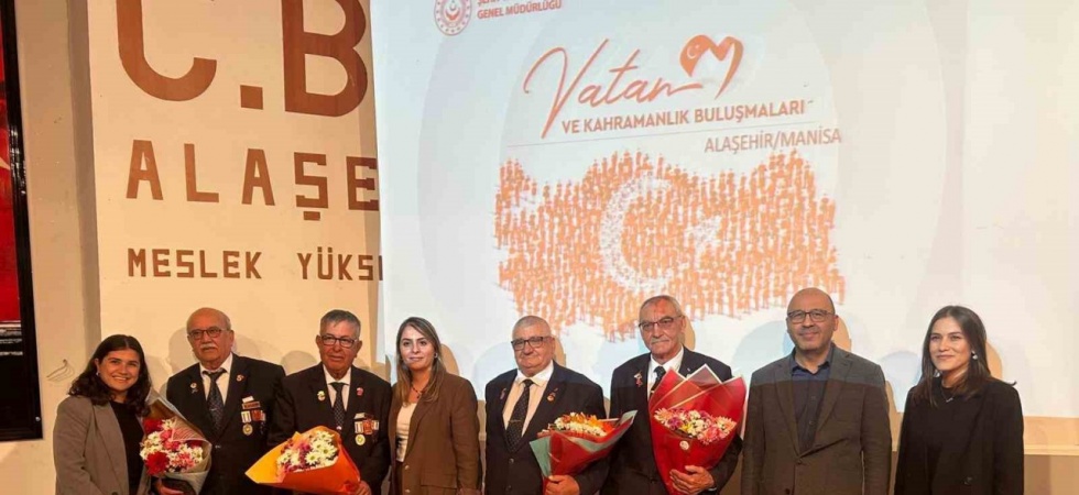 Gaziler, öğrencilerle buluştu