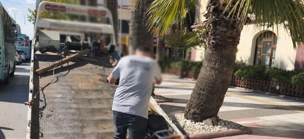 Manisa’da motosikletlere yaya yolu denetimi