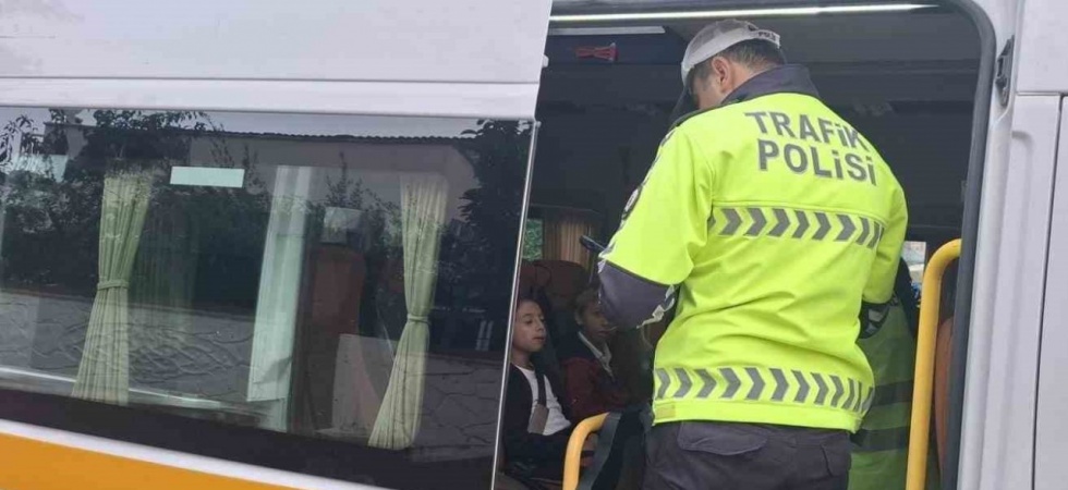 Manisa’da okul servislerine yönelik denetim