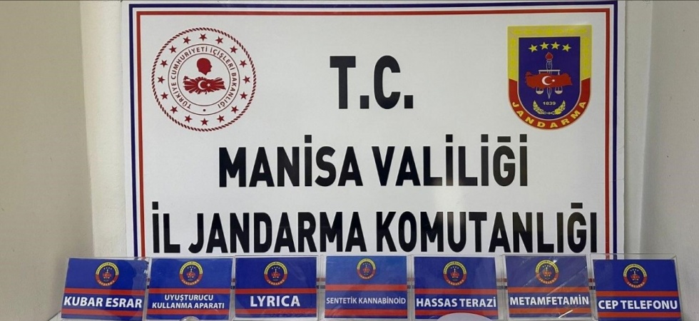 Salihli’de jandarma uyuşturucu tacirini suçüstü yakaladı