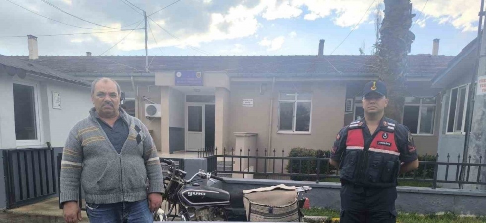 Salihli’de plakasız motosiklet çalıntı çıktı