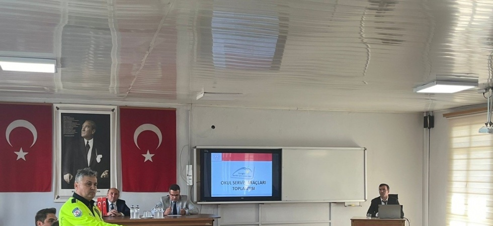 Sarıgöl’de okul servislerine yönelik toplantı