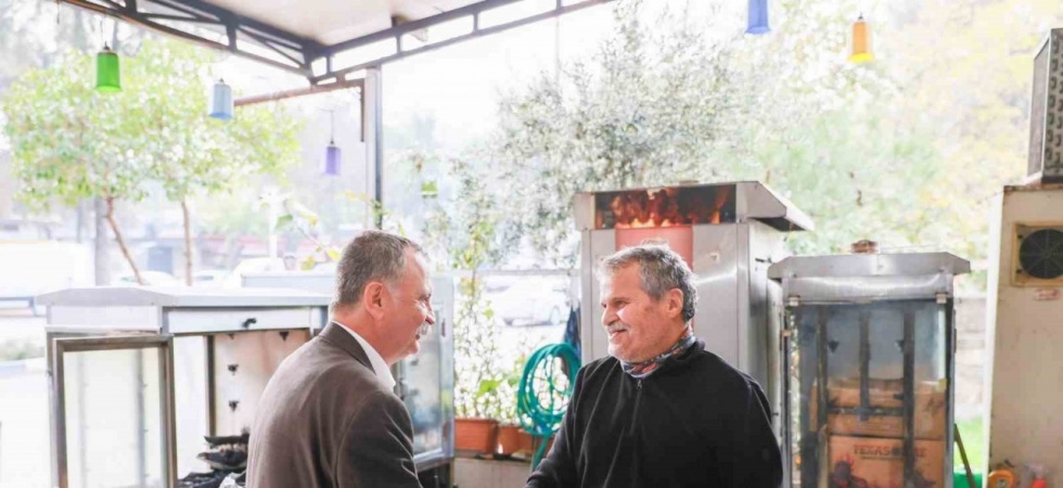 Başkan Balaban, esnafın taleplerini yerinde dinledi