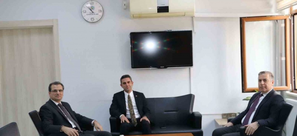 Kaymakamlardan Kaymakam Yıdız’a ’hayırlı olsun’ ziyareti