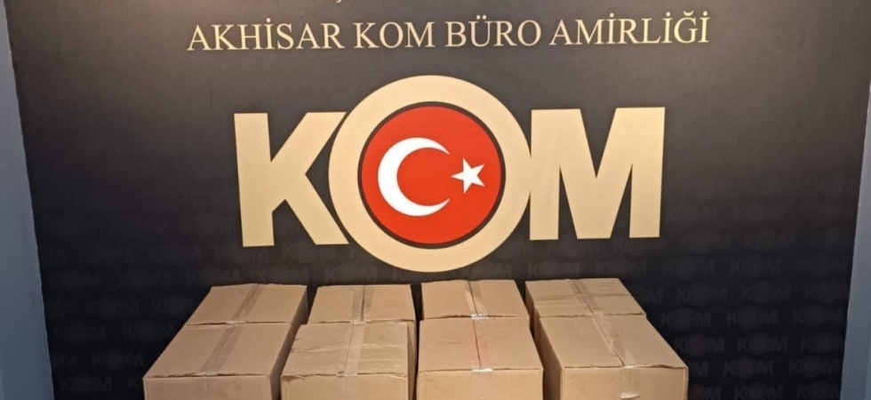 Manisa’da ekim ayında binlerce kaçak ürün ele geçirildi