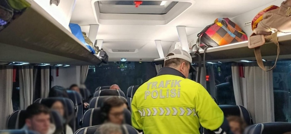 Otobüslerde Emniyet Kemeri Denetimi Gerçekleştirildi