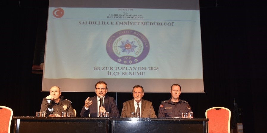 Salihli’de huzur toplantısı gerçekleştirildi