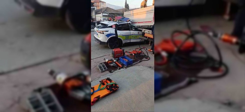 Trafik kazasında şehit olan polis memurunun kimliği belli oldu