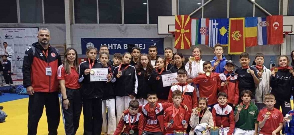 Yunusemre’nin judocuları Makedonya’dan zaferle döndü