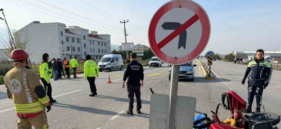 Akhisar karayolunda feci kaza: 1 ölü