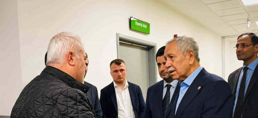 Bülent Arınç’tan Başkan Durbay’a yoğun bakımda ziyaret