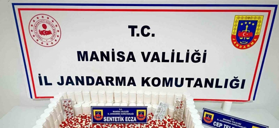 Manisa’da 6 bin 71 sentetik ecza ile yakalanan şüpheli tutuklandı