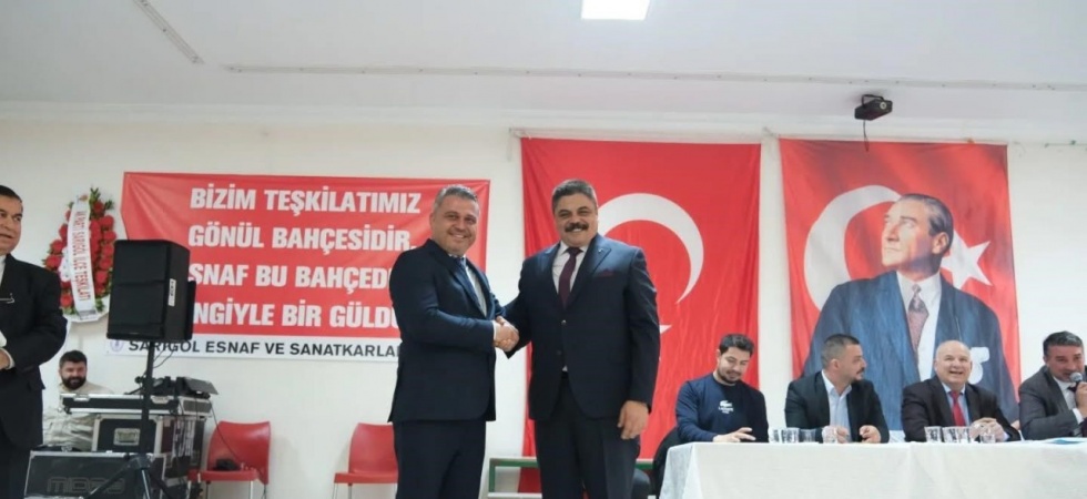 Sarıgöl Esnaf ve Sanatkarlar Odası Olağan Genel Kurulu’nda Emrah Eroğlu 4. kez güven tazeledi