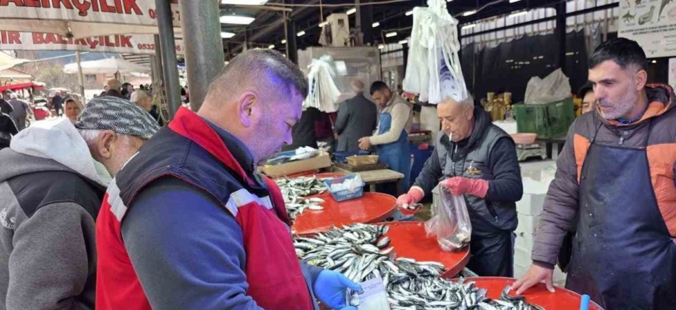Sarıgöl’de balık tezgahlarına sıkı denetim