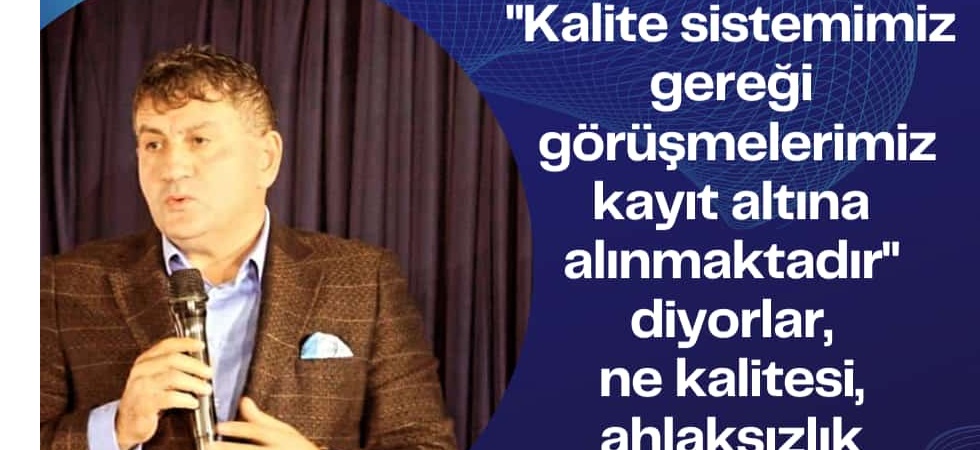 "Kalite Değil Ahlaksızlık!" Mustafa Karaman Sistemdeki Vurgunu Deşifre Etti.