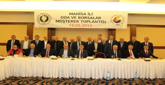 Manisa Oda Ve Borsalardan Yaşar Coşkun'a Tam Destek