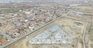 Alaşehir otobüs terminalinin inşaatı sürüyor