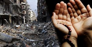 Eller semaya Halep için açıldı