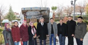 Saruhanlı’dan Halep’e 5 kamyon yardım