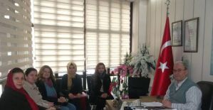 AK Partili kadınlardan esnaflara ziyaret