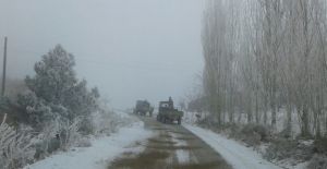 Alaşehir’de kar eğitime engel olmadı