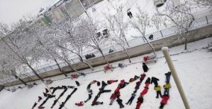 Şehit Fethi Sekin’in adını karlara yazdılar