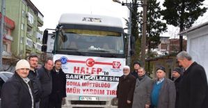 Soma’dan Halep’e 54 ton kömür