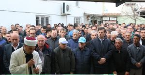 Akhisar Belediyespor şoförünü son yolculuğuna uğurladı