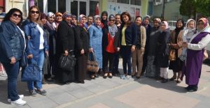 AK Partili kadınlardan Selendi’de 16 Nisan çalışması