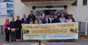 Büyükşehir ana arı dağıtıma 3 ilçede daha devam etti