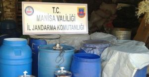 Manisa’da 10 bin litre kaçak içki ele geçirildi