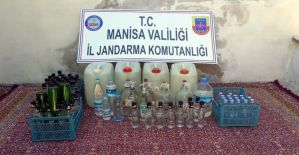 Manisa’da 200 litre kaçak içki ele geçirildi