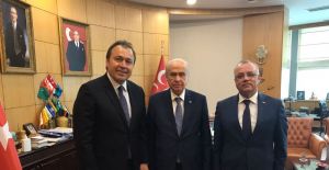 MHP’li iki başkandan Bahçeli’ye ziyaret