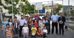 Yunusemre Belediyesinden Lavanta Park’a spor alanı