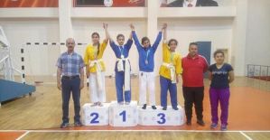 Yunusemreli bayan judocular Türkiye Şampiyonu oldu