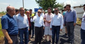 Başkan Kayda, Taytan’daki asfalt çalışmalarını inceledi
