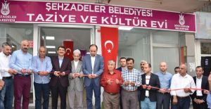 Şehzadeler’e bir taziye ve kültür evi daha kazandırıldı