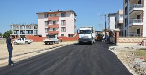Ahmet Bedevi Mahallesinde asfalt çalışması
