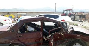 Alaşehir’de trafik kazası: 1 ölü, 4 yaralı