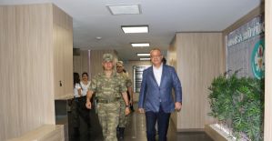Başkan Ergün, Tugay Komutanı Dere’yi ağırladı