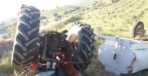 Manisa’da traktör devrildi: 1 ölü, 1 yaralı