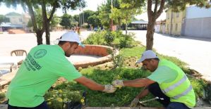 Urganlı meydanları çiçeklerde donatılıyor