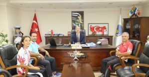 Başkan Şirin Türkiye 3.’sü Edanur’u makamında ağırladı