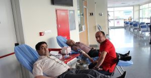 İŞKUR personeli kan bağışında bulundu