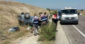 Manisa’da düğün konvoyunda kaza: 1 ölü, 5 yaralı