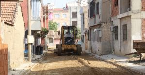 Turgutlu’da 4 sokakta yenileme çalışması