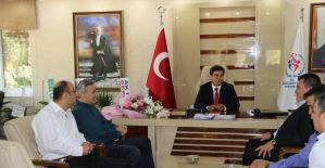 Öztürk, Manisa Büyükşehir Belediyespor yönetimini ağırladı