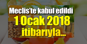 Limonata ve Meyve Suyuna ÖTV Geldi