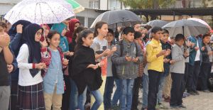 Ortaokul Öğrencileri Yağmur Duası Yaptı