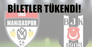 G.Manisaspor-Beşiktaş maçının biletleri tükendi